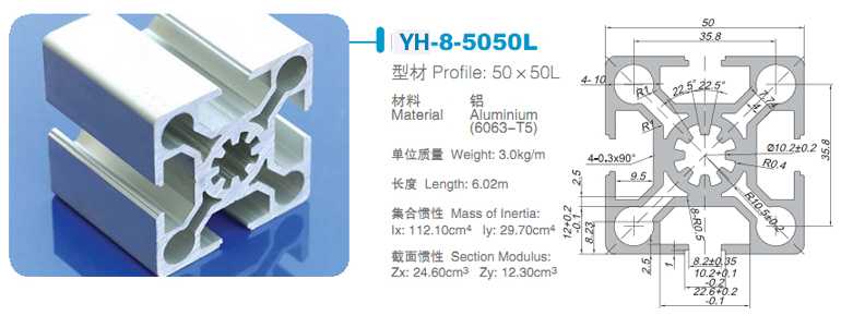 5050L工業(yè)鋁型材