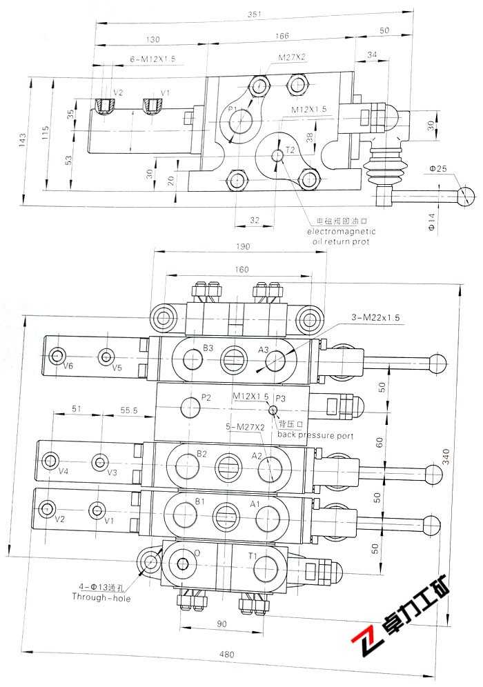 DLYS采煤礦機多路換向閥